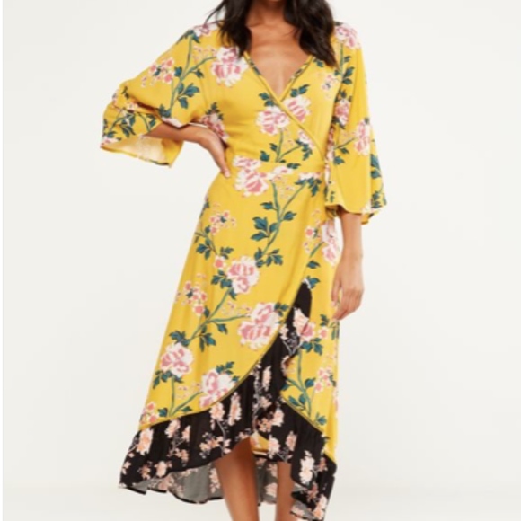Cotton On Dresses & Skirts - Catlin Wrap Kimono Sleeve Dress